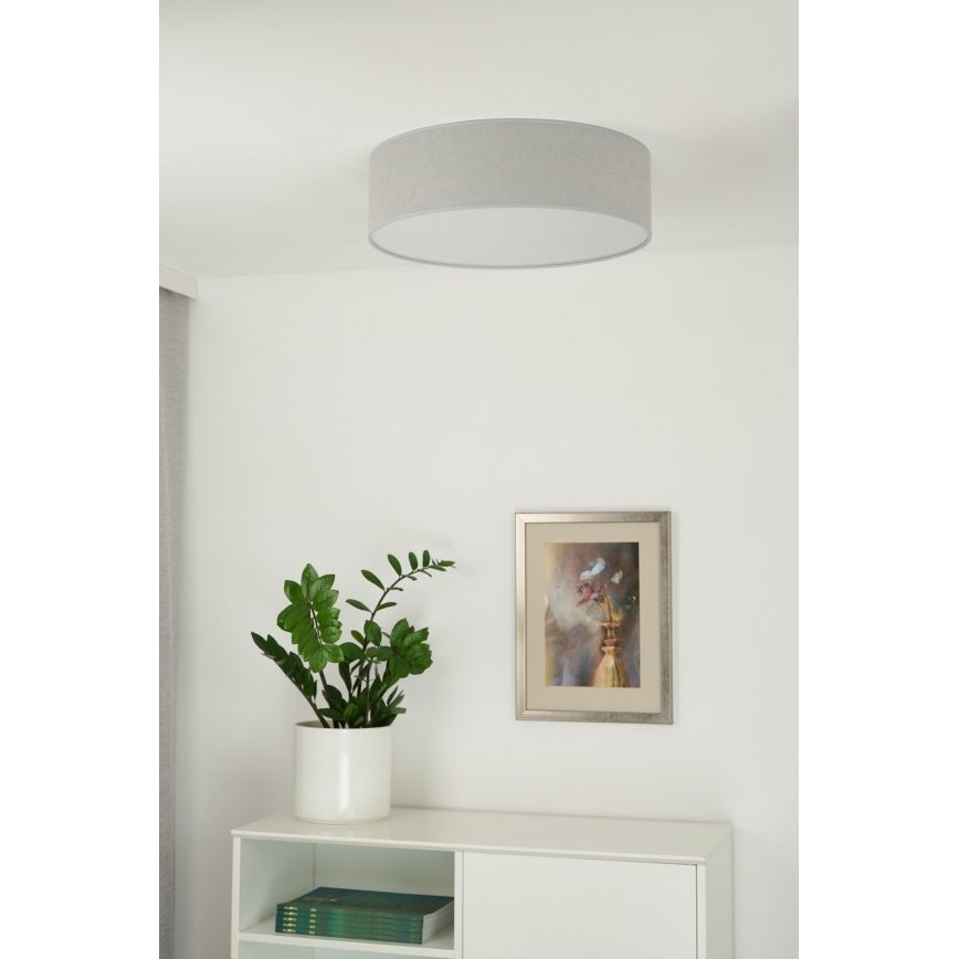 Duolla - LED taklampa CORTINA LED/26W/230V diameter 30 cm 4000K grå