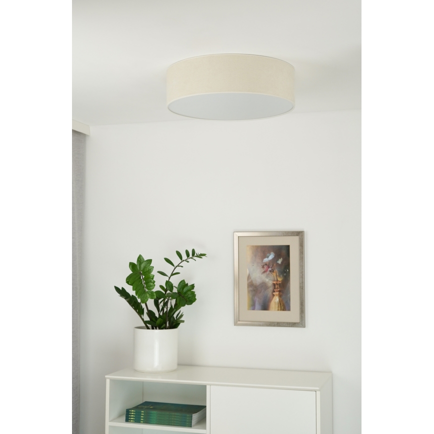 Duolla - LED taklampa CORTINA LED/26W/230V diameter 30 cm 4000K grädde