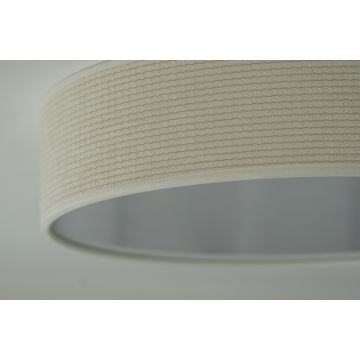 Duolla - LED taklampa CORTINA LED/26W/230V diameter 30 cm 4000K grädde