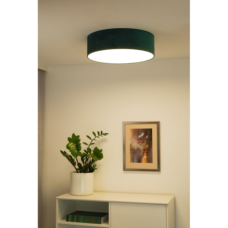 Duolla - LED taklampa CORTINA LED/26W/230V diameter 30 cm 4000K grön