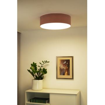 Duolla - LED taklampa CORTINA LED/26W/230V diameter 30 cm 4000K rosa