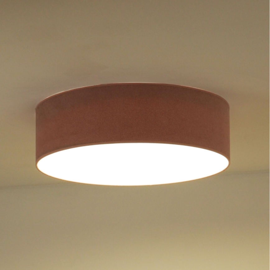 Duolla - LED taklampa CORTINA LED/26W/230V diameter 30 cm 4000K rosa