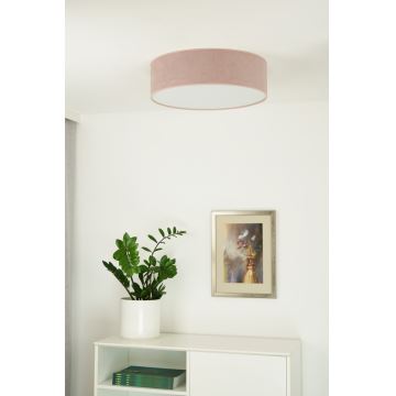 Duolla - LED taklampa CORTINA LED/26W/230V diameter 30 cm 4000K rosa