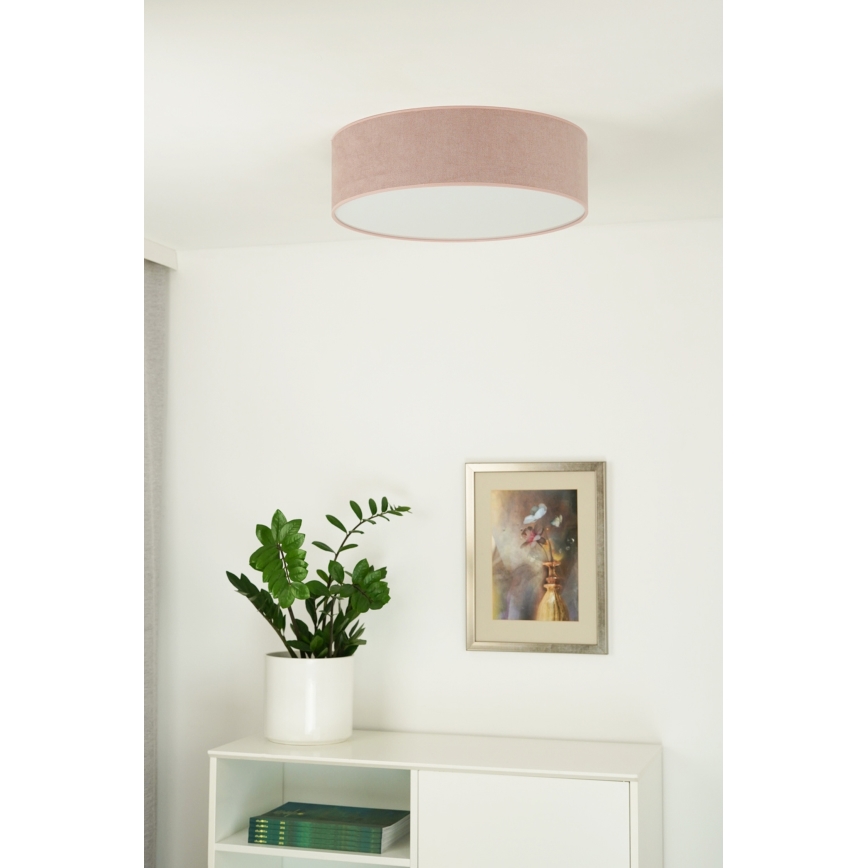 Duolla - LED taklampa CORTINA LED/26W/230V diameter 30 cm 4000K rosa