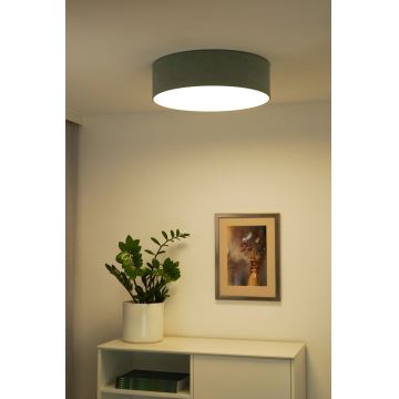 Duolla - LED taklampa CORTINA LED/26W/230V diameter 30 cm 4000K turkos