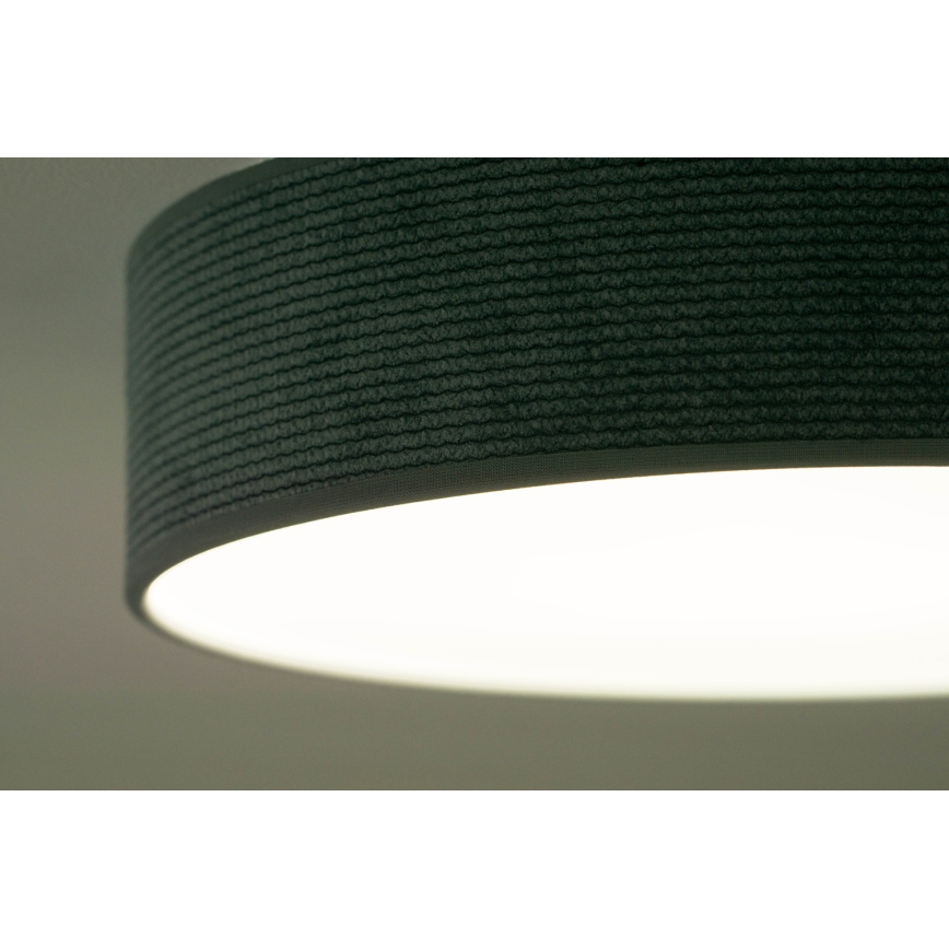 Duolla - LED taklampa CORTINA LED/26W/230V diameter 30 cm 4000K turkos