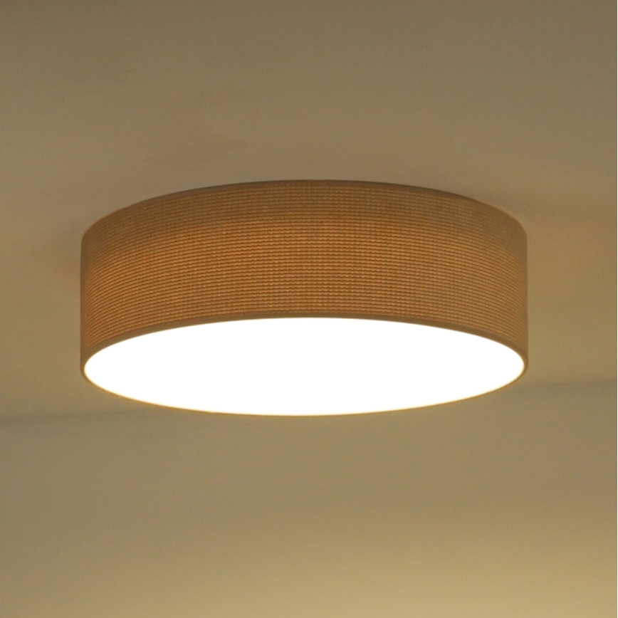 Duolla - LED taklampa CORTINA LED/26W/230V diameter 45 cm 4000K beige