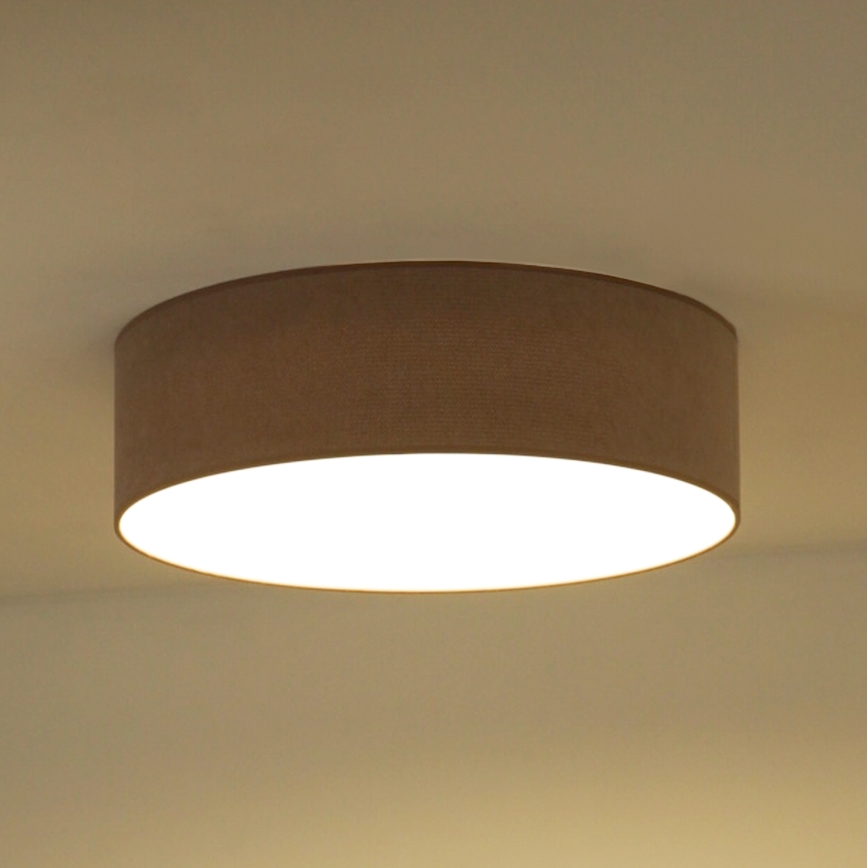 Duolla - LED taklampa CORTINA LED/26W/230V diameter 45 cm 4000K brun