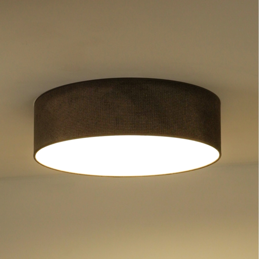 Duolla - LED taklampa CORTINA LED/26W/230V diameter 45 cm 4000K brun