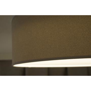 Duolla - LED taklampa CORTINA LED/26W/230V diameter 45 cm 4000K grå