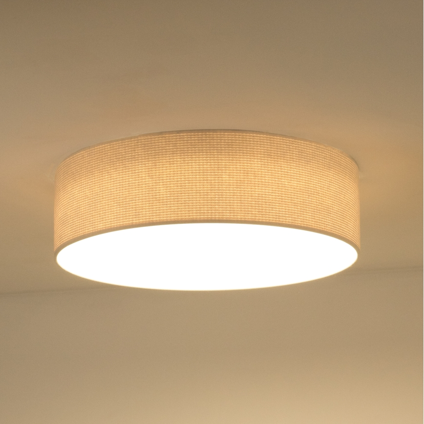 Duolla - LED taklampa CORTINA LED/26W/230V diameter 45 cm 4000K grädde