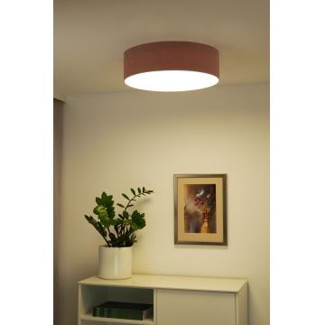 Duolla - LED taklampa CORTINA LED/26W/230V diameter 45 cm 4000K rosa