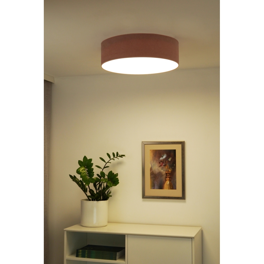 Duolla - LED taklampa CORTINA LED/26W/230V diameter 45 cm 4000K rosa