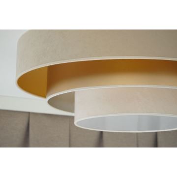 Duolla - LED taklampa LUNETA LED/26W/230V diameter 60 cm 4000K beige/guld/grädde