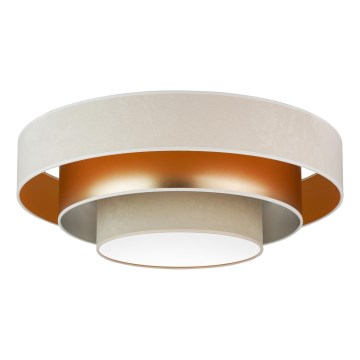 Duolla - LED taklampa LUNETA LED/26W/230V diameter 60 cm 4000K grädde/guld/beige