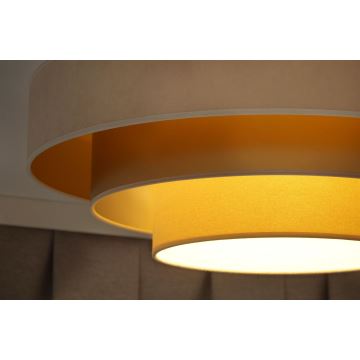 Duolla - LED taklampa LUNETA LED/26W/230V diameter 60 cm 4000K grädde/guld/beige