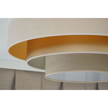 Duolla - LED taklampa LUNETA LED/26W/230V diameter 60 cm 4000K grädde/guld/beige