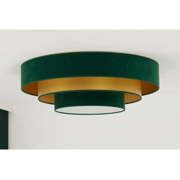 Duolla - LED taklampa LUNETA LED/26W/230V diameter 60 cm 4000K grön/guld