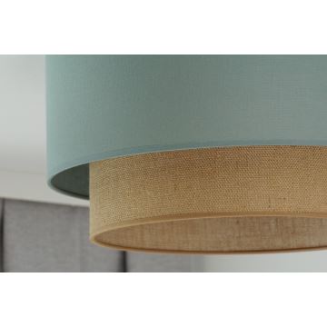 Duolla - Taklampa BOHO 1xE27/15W/230V diameter 45 cm grön/brun