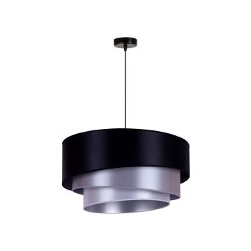 Duolla - Taklampa TRIO 1xE27/15W/230V diameter 60 cm blå/silver