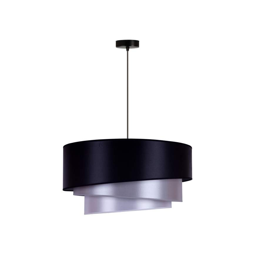 Duolla - Taklampa TRIO 1xE27/15W/230V diameter 60 cm blå/silver