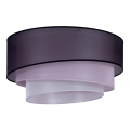 Duolla - Taklampa TRIO 3xE27/15W/230V diameter 60 cm svart/rosa/silver