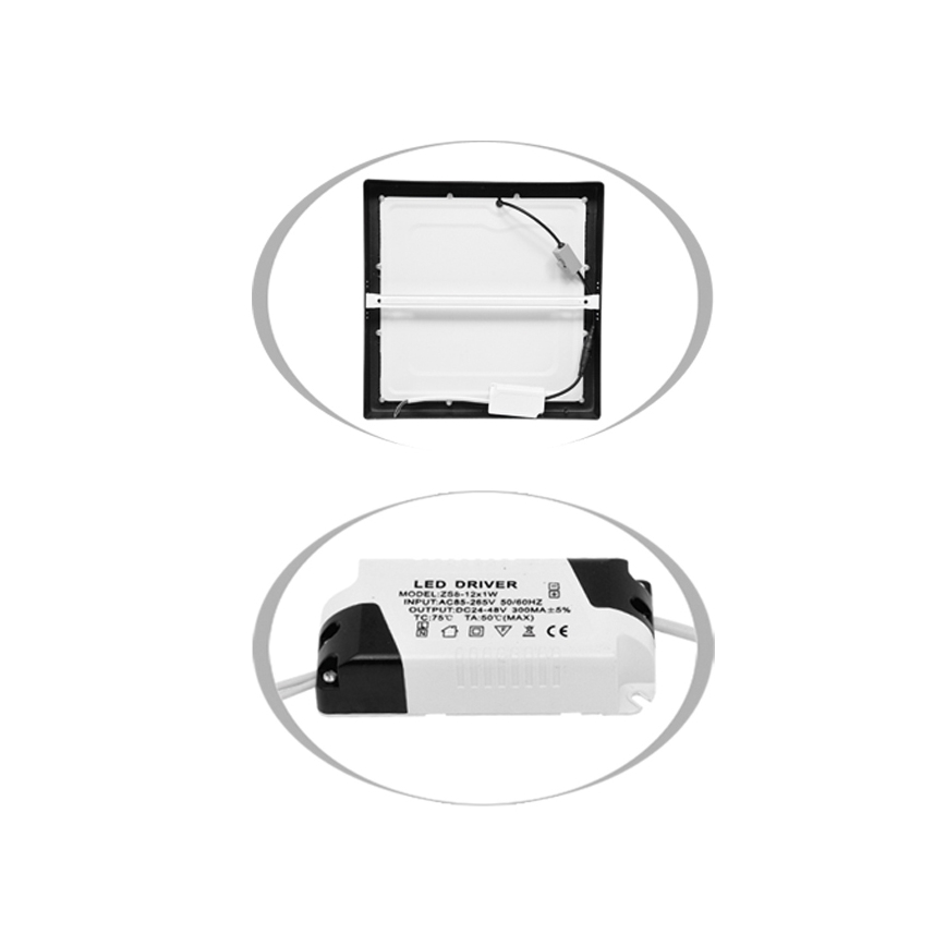 LED taklampa för badrum RAFA LED/12W/230V 3000/4000/6000K 17x17 cm IP44 vit