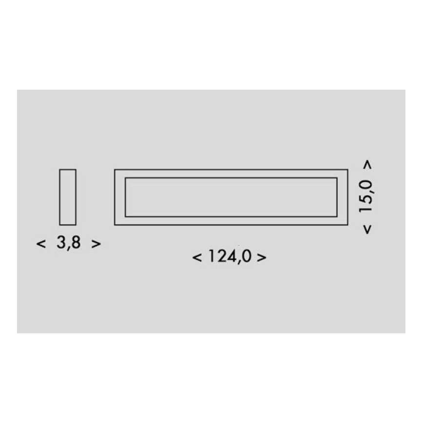 LED taklampa PILO LED/36W/230V 4100K 124 cm svart