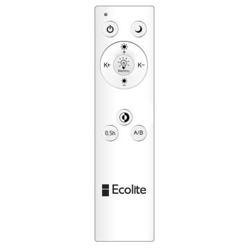 Ecolite WMKL02S-40W/L - Dimbar LED-lampakrona NEST LED/40W/230V 3000-6500K vit