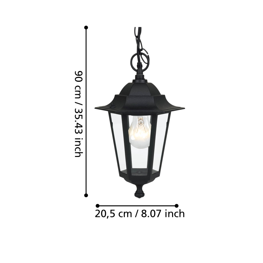 EGLO 22471 - Utomhuslampa LATERNA 4 1xE27/60W