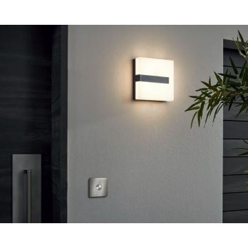 Eglo 33574 - LED Dimbar vägglampa utomhus TORAZZA-C LED/14W/230V IP44