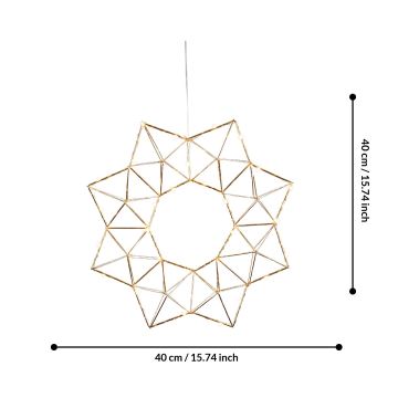 Eglo 411017 - LED juldekoration EDGE LED/1,92W/3/230V stjärna