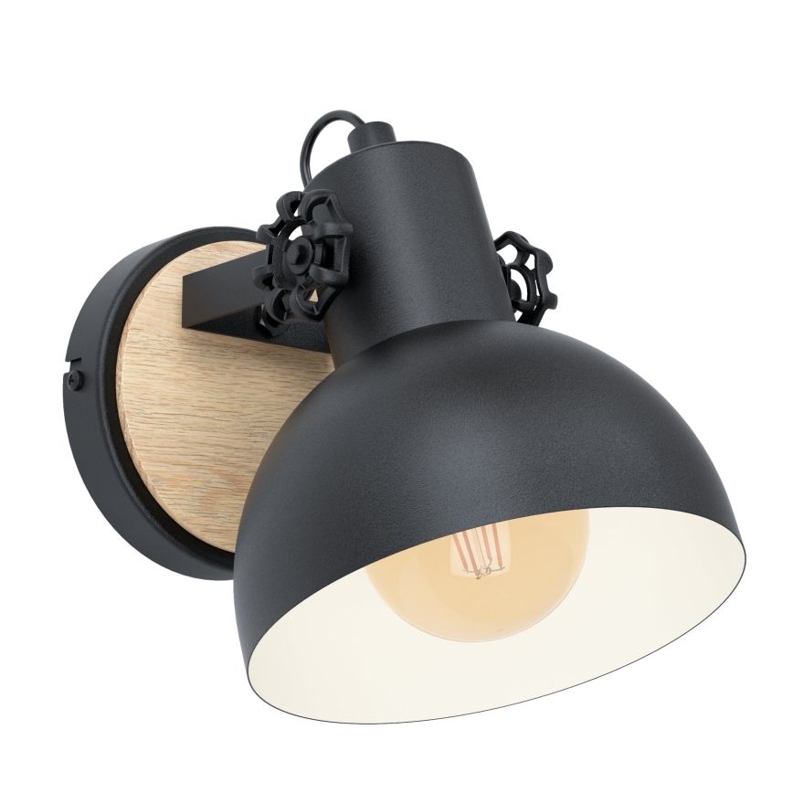 Eglo - Vägglampa 1xE27/28W/230V - FSC certifierade