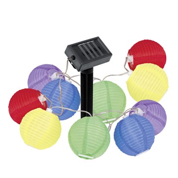 EGLO 47339 - Sollampa trädgårdsljus kulaons 10xLED/0.075W