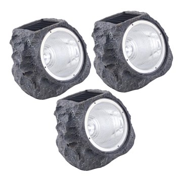 Eglo 48505 - SET 3x Sollampa LED belysning 3xLED/0,06W