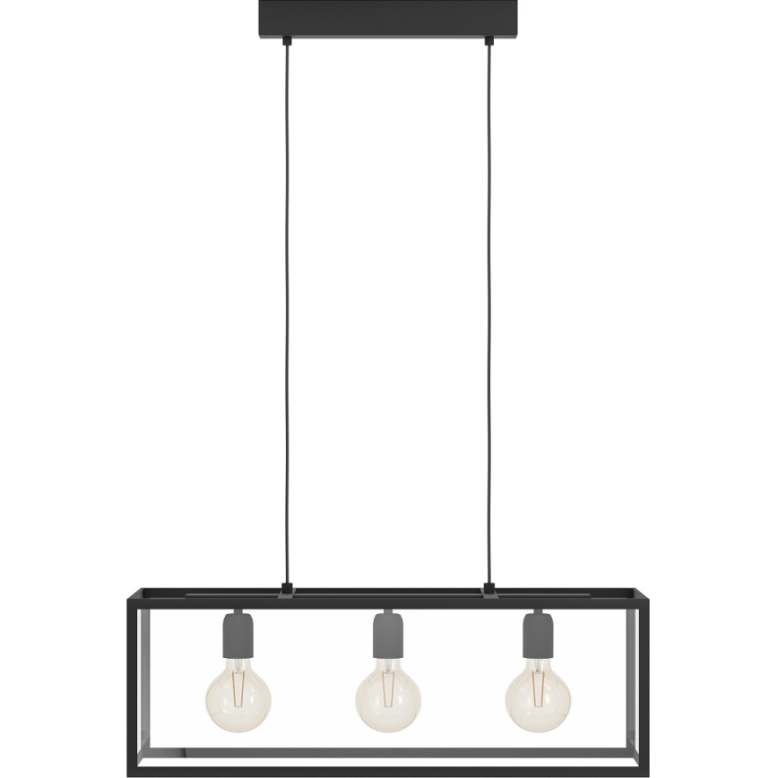 Eglo 49393 - Ljuskrona CHARTERHem 3xE27/60W/230V