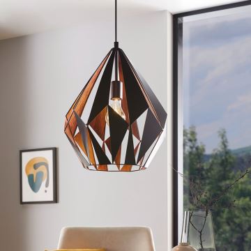 Eglo 49878 - Hängande lampa CARLTON 1 1xE27/60W/230V