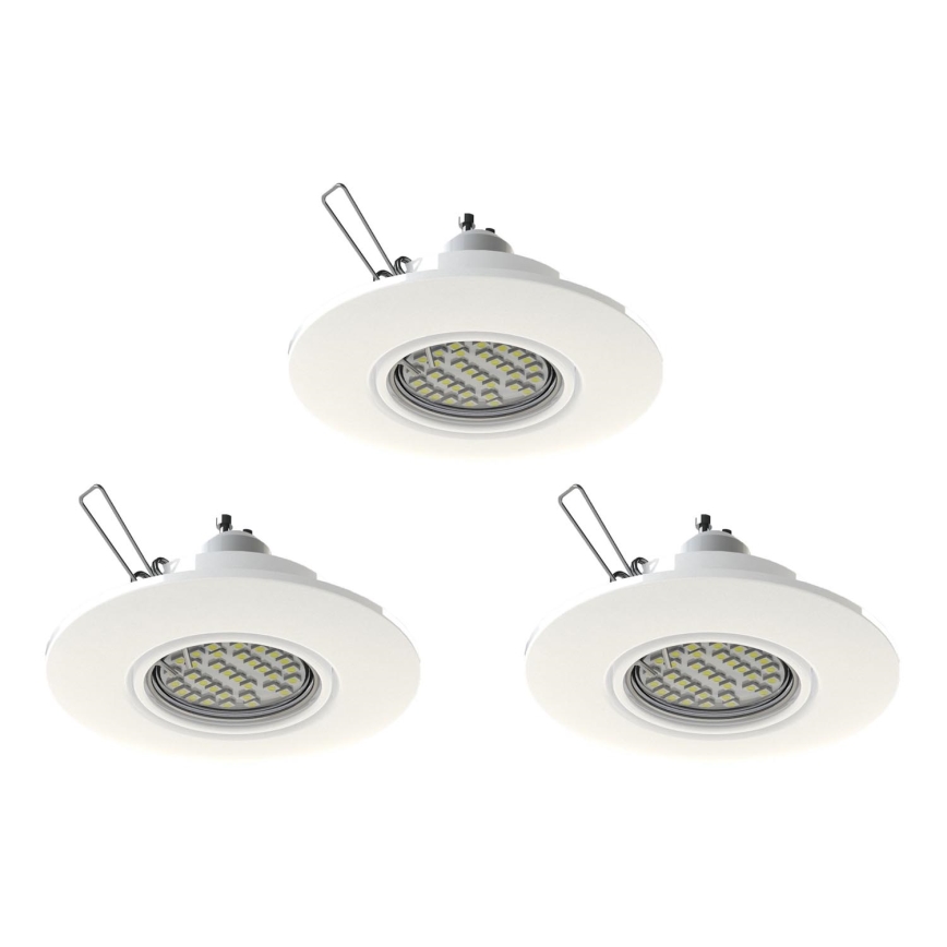 Eglo 78704 - KIT 3x LED infälld belysning PENETO 1xGU10/3,3W/230V vit