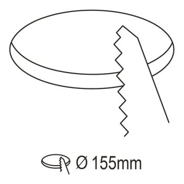 Eglo - LED ljusreglerad badrum hängande takklampa  LED/10,5W/230V 2700-6500K IP44 ZigBee