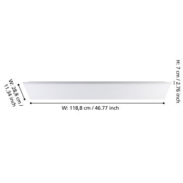 Eglo - LED taklampa LED/32W/230V