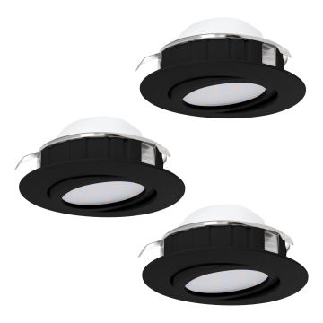 Eglo - KIT 3x LED ljusreglerad hängande vägglampa PINEDA LED/5,5W/230V