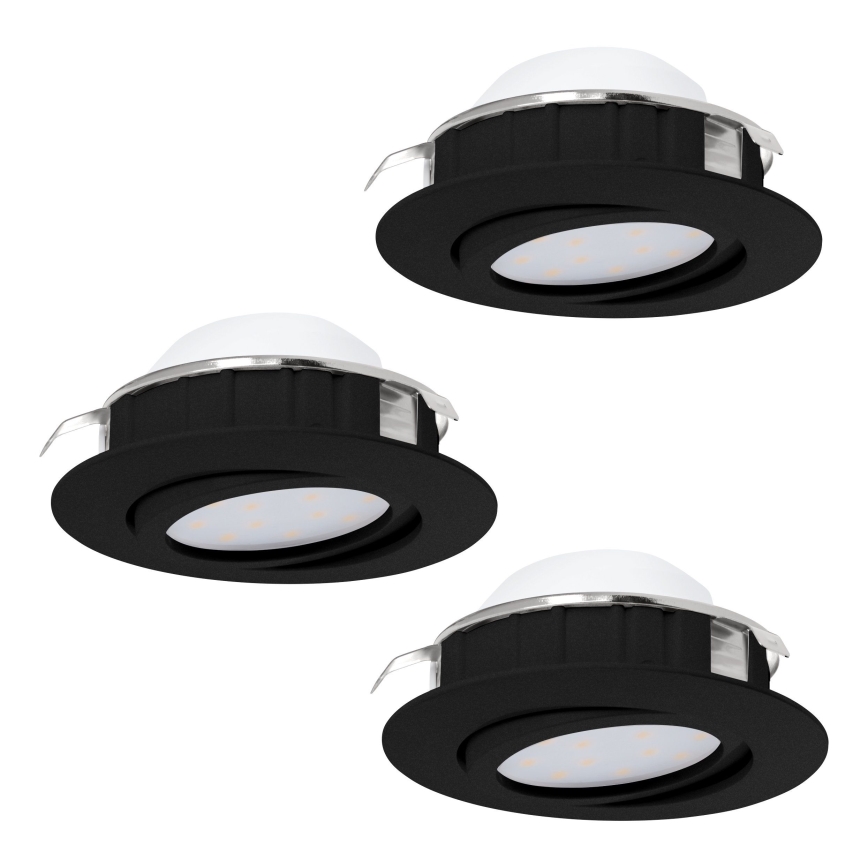 Eglo - KIT 3x LED ljusreglerad hängande vägglampa PINEDA LED/5,5W/230V