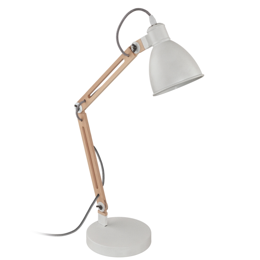 Eglo - Bordslampa 1xE14/28W/230V vit - FSC certifierade