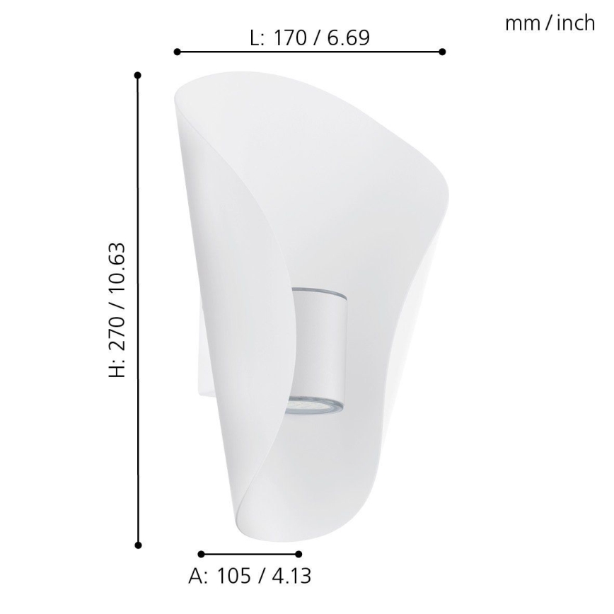 Eglo 93991 - LED Utomhusbelysninging BOSARO 2xLED/2.5W/230V