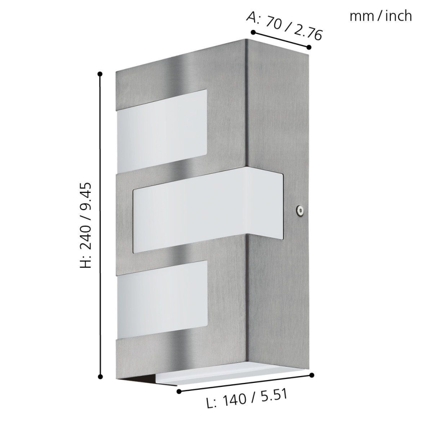 Eglo 94086 - LED Utomhusbelysninging RALORA 3xLED/2.5W/230V