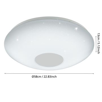 Eglo 95973 - LED Takbelysning VOLTAGO 2 LED/30W/230V