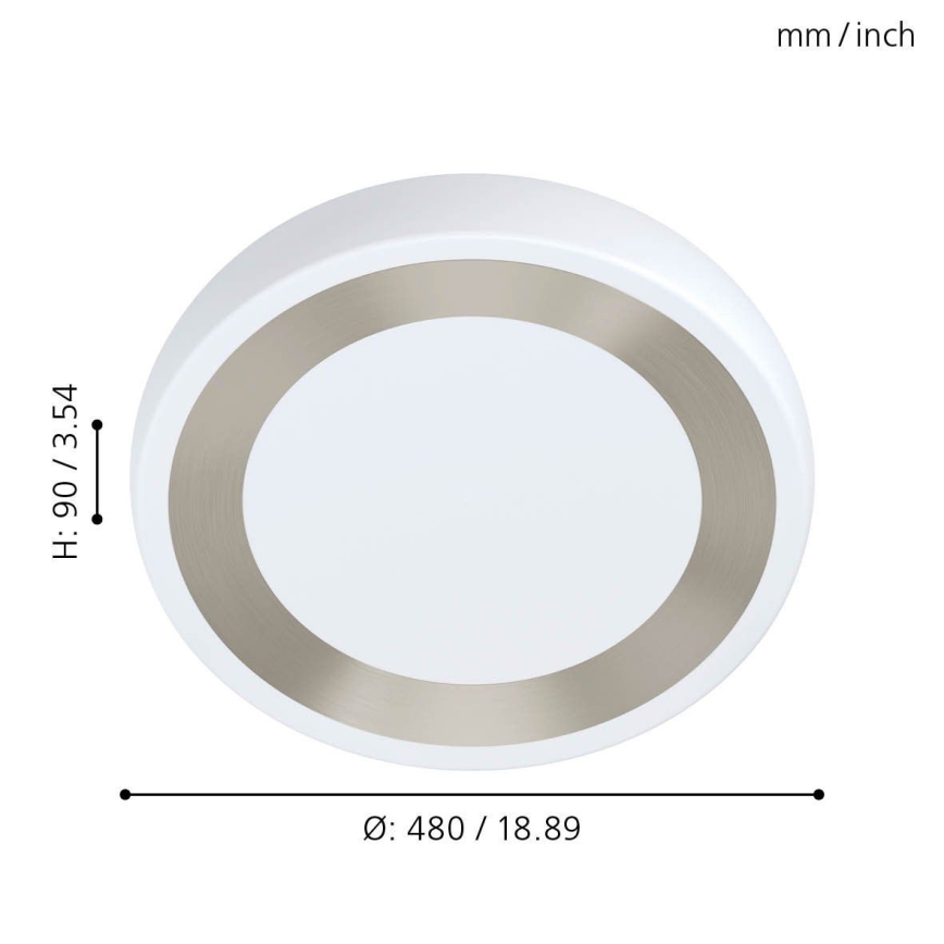 Eglo 99108 - LED Takbelysning RUIDERA LED/22W/230V