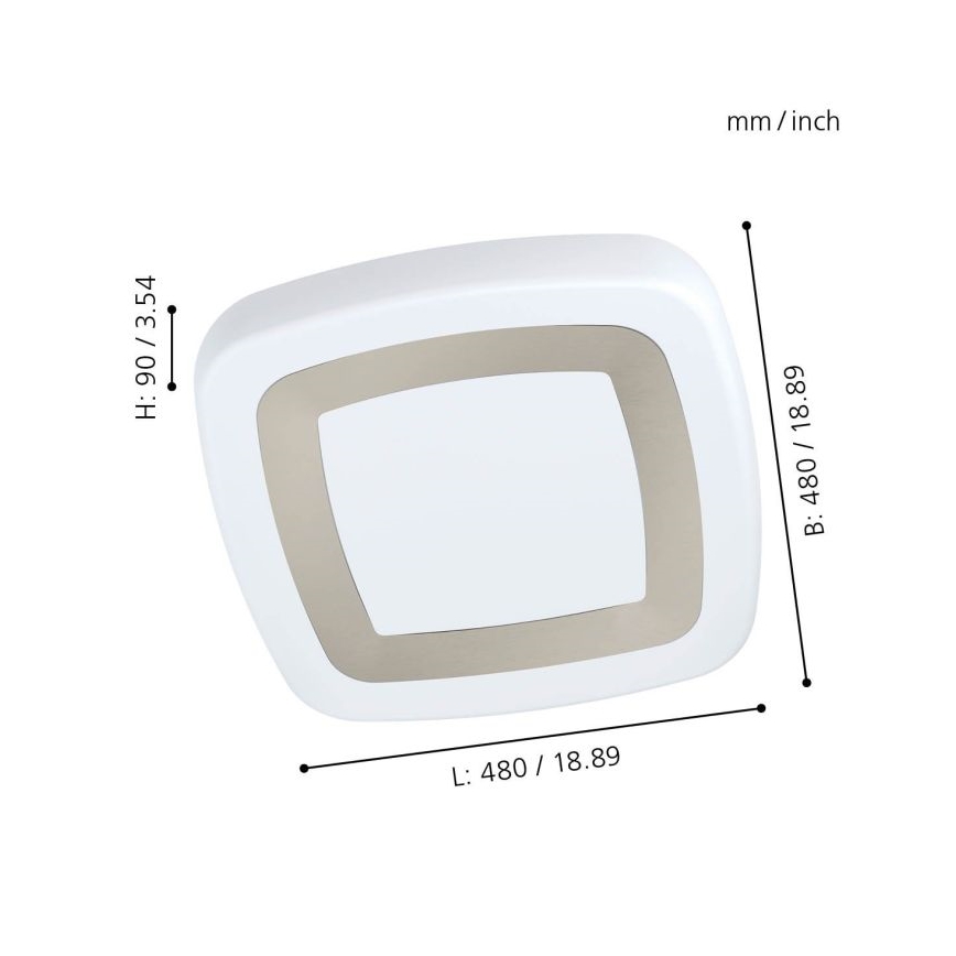 Eglo 99109 - LED Takbelysning RUIDERA LED/22W/230V