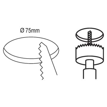 Eglo 99152 - Infälld LED-belysning  FUEVA 5 LED/2,7W/230V