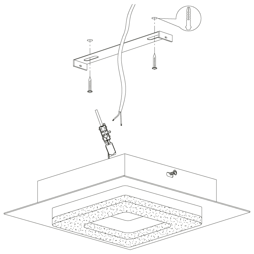 Eglo 99324 - LED Takbelysning FRADELO 4xLED/4W/230V